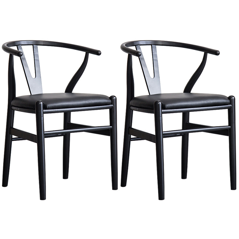 Fauteuil de salle à manger moderne en bois, avec coussin de couleur, chaise Wishbone pour la maison