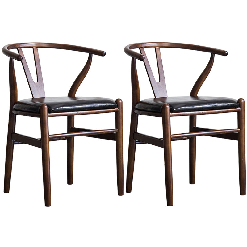 Fauteuil de salle à manger moderne en bois, avec coussin de couleur, chaise Wishbone pour la maison