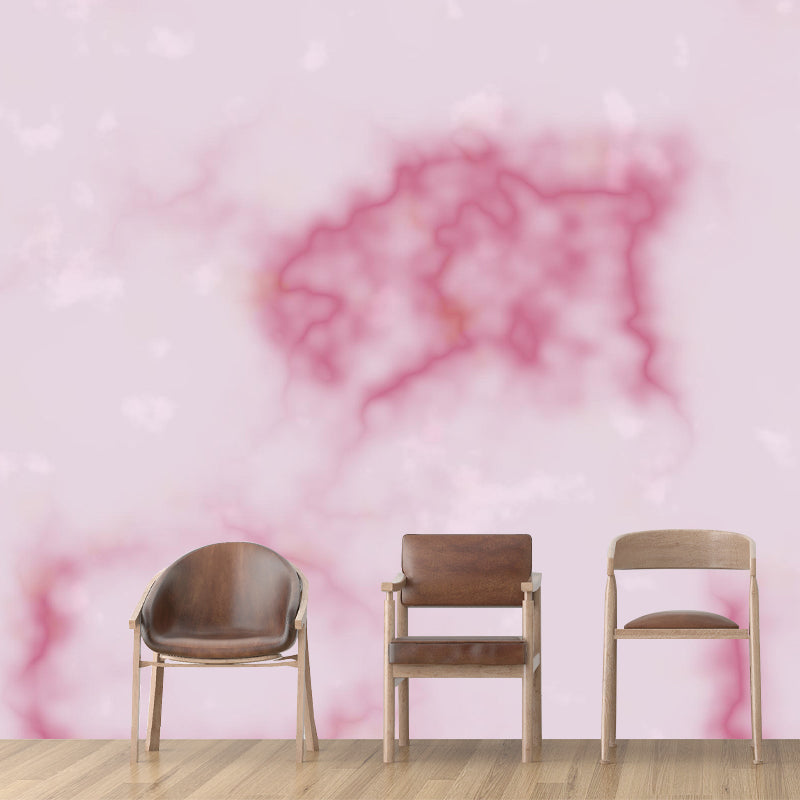 Marble Texture Mural Decal Industrial Style Moisture Resistant for Sitting Room