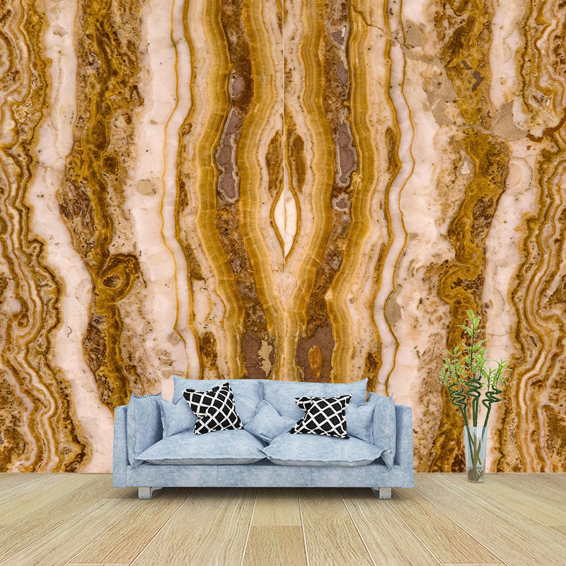 Marble Texture Mural Eco-friendly Wallpaper Customized Wall Covering for Sitting Room
