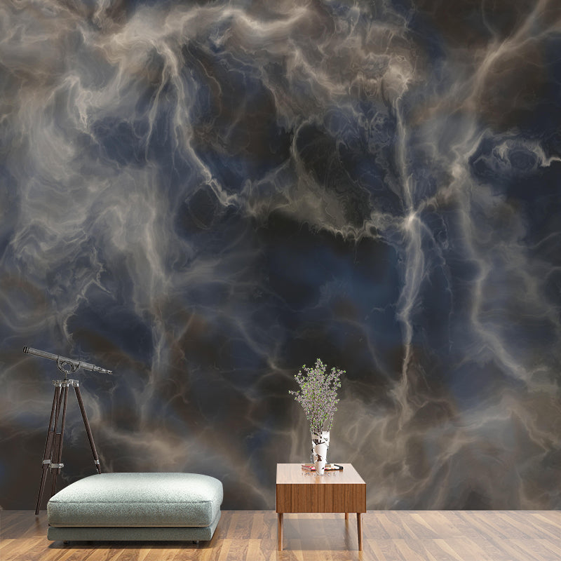 Marble Texture Mural Eco-friendly Wallpaper Customized Wall Covering for Sitting Room