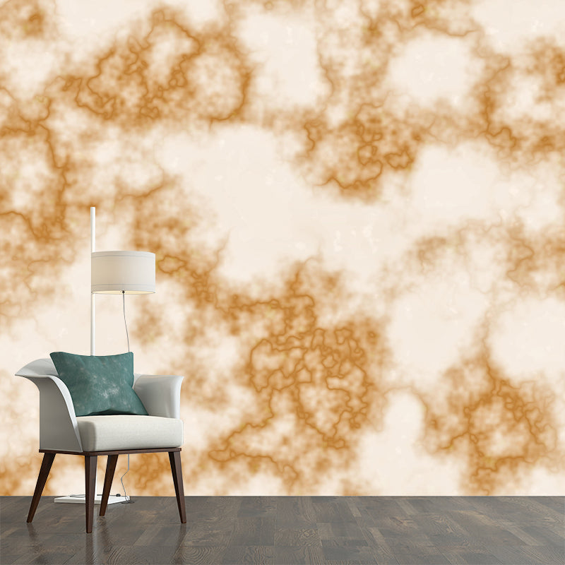 Marble Texture Mural Decal Decorative Industrial Style Moisture Resistant for Sitting Room