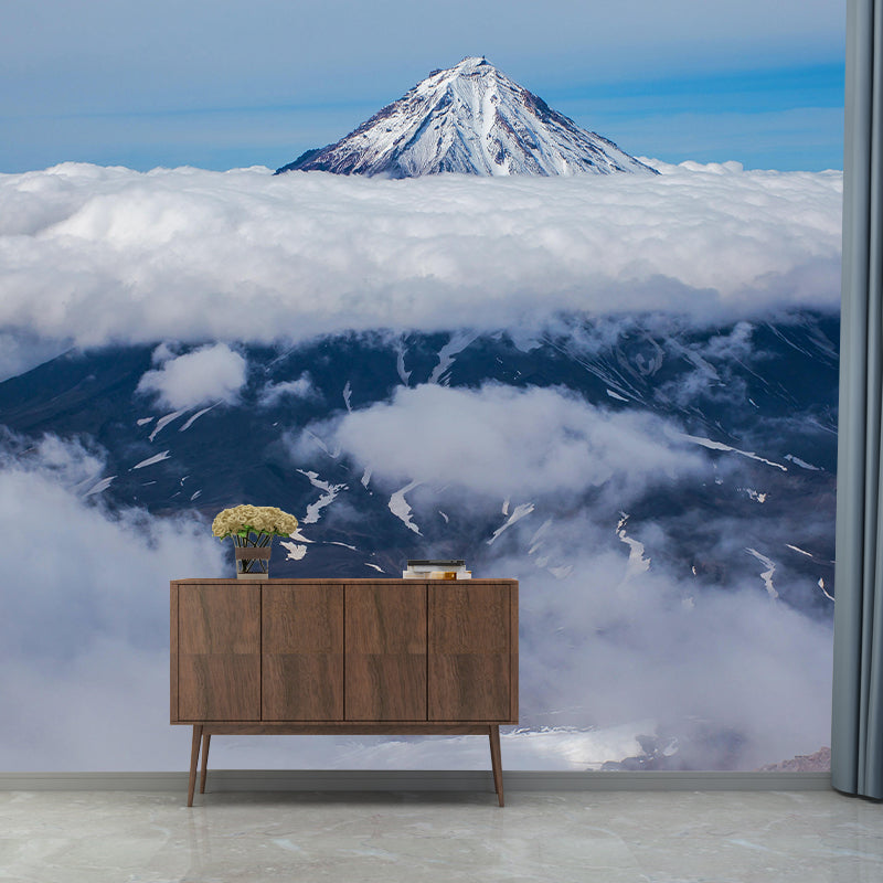 Mountain Mural Decal Decorative Wallpaper Customized Wall Covering for Sitting Room