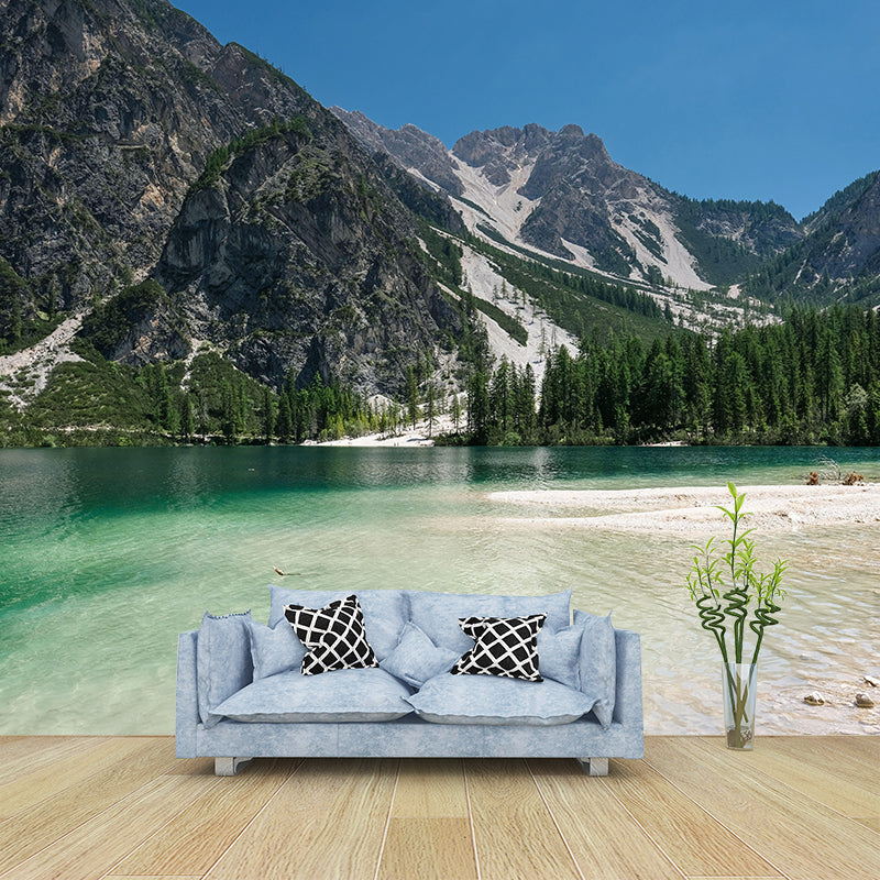 Mountain Mural Decal Eco-friendly Wallpaper Customized Wall Covering for Living Room
