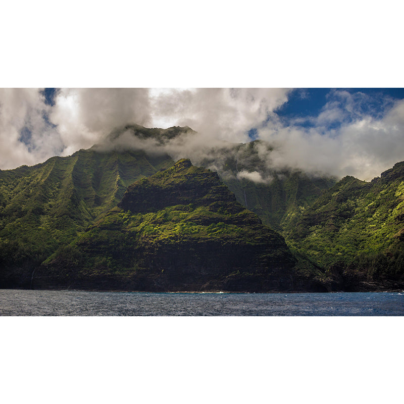 Mountain Mural Decal Eco-friendly Wallpaper Customized Wall Covering for Living Room