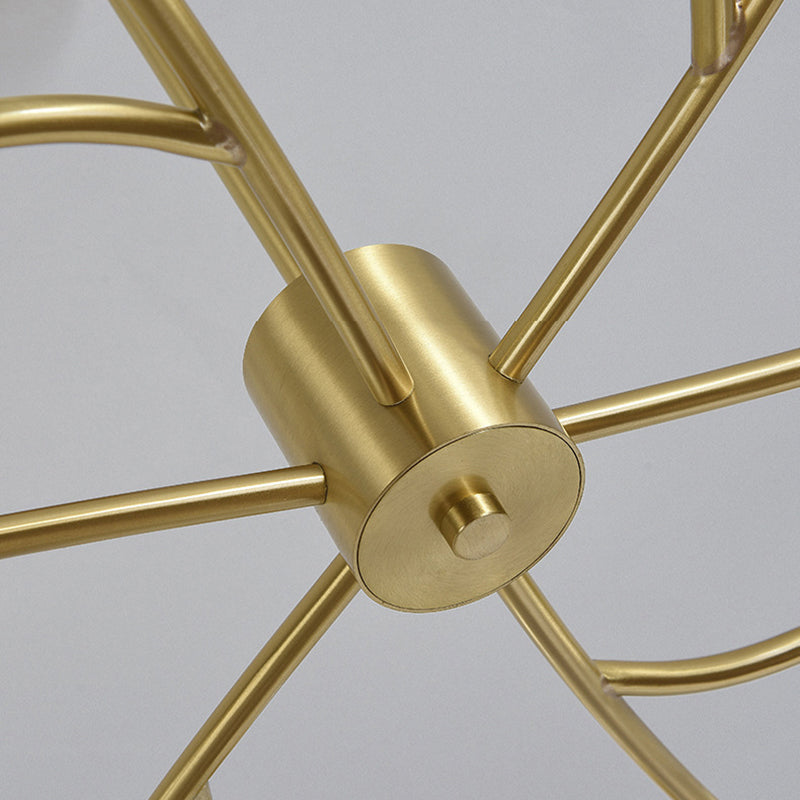 Luz de múltiples luces colgantes de vidrio lámparas de colgante de estilo moderno