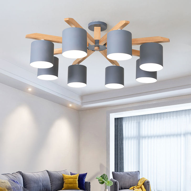 Luce a sospensione a sospensione moderna in metallo multifunzione