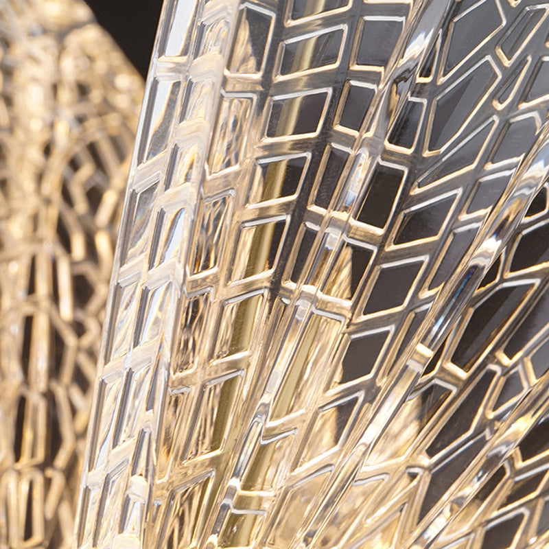 Accesorio de iluminación acrílico de 1 luces kit de luz colgante moderno para dormitorio