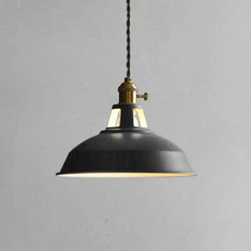 Semicircle Pendant Light Modern Style Metal 1 Light Hanging Ceiling Light
