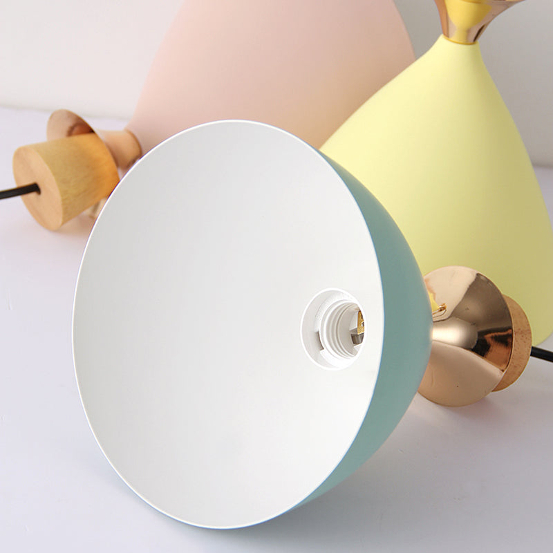 Modern Style Pendant Light Flared Shaped Metal 3 Lights Suspension Pendant