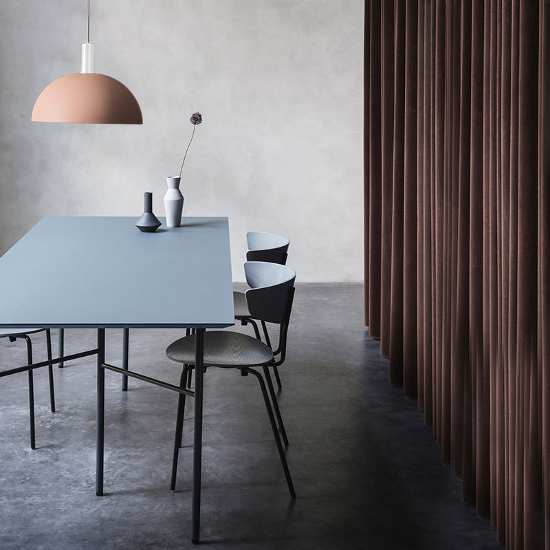 Ciondolo in stile moderno a pendente a forma di cupola in metallo 1 sospensione leggera