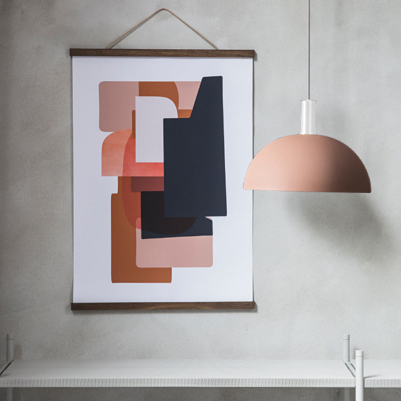 Ciondolo in stile moderno a pendente a forma di cupola in metallo 1 sospensione leggera