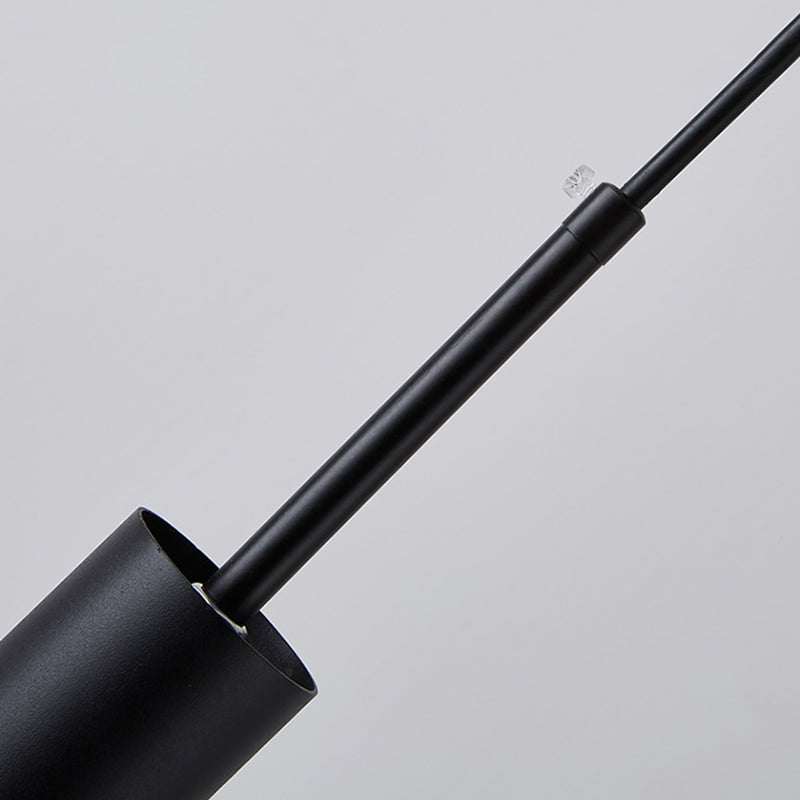 Moderner Stil 1-Licht hängende Anhänger Lichter Acrylzylindrische Anhängerleuchten