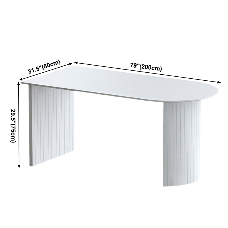 Mesa de comedor contemporánea de madera maciza mesa de mármol de mesa de comedor para comedor y cocina