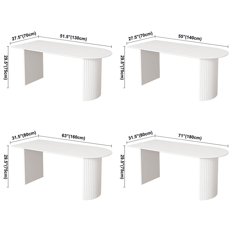 Mesa de comedor de piedra sinterizada contemporánea de metal para comedor para comedor y cocina