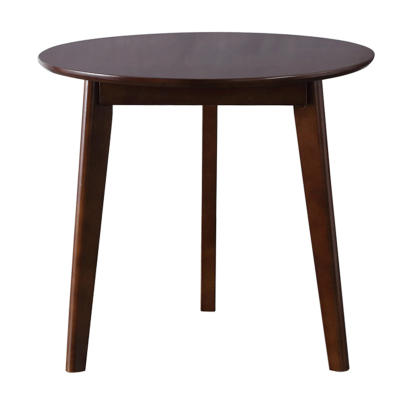 Mesa de comedor de madera maciza de estilo moderno con 3 patas para uso en el hogar