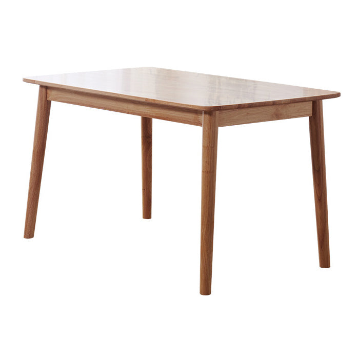 Table à manger en bois massif de style moderne rectangulaire Table à manger pour la maison