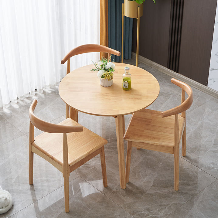 Table de restauration contemporaine pine en bois massif salle à manger meubles de maison