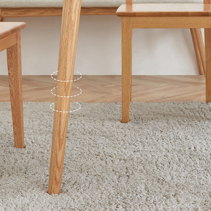 Modern Sintered Stone Top White Dining Table Rectangle Standard Dining Table with 4 Legs Base