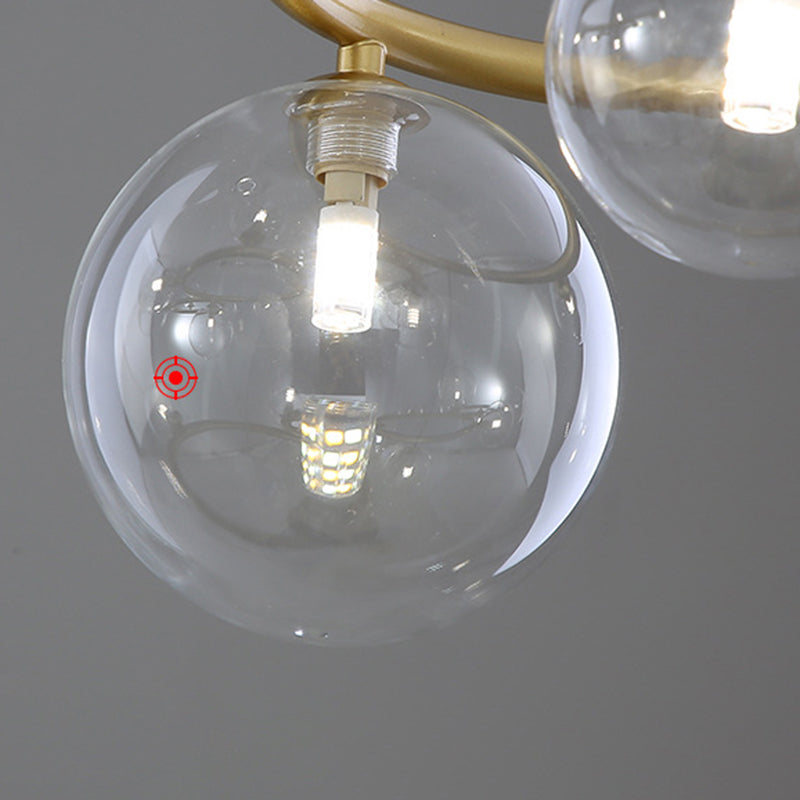 Bubbles Lighting de lámpara de lámpara moderna lámpara de lámpara de lámpara de múltiples luces