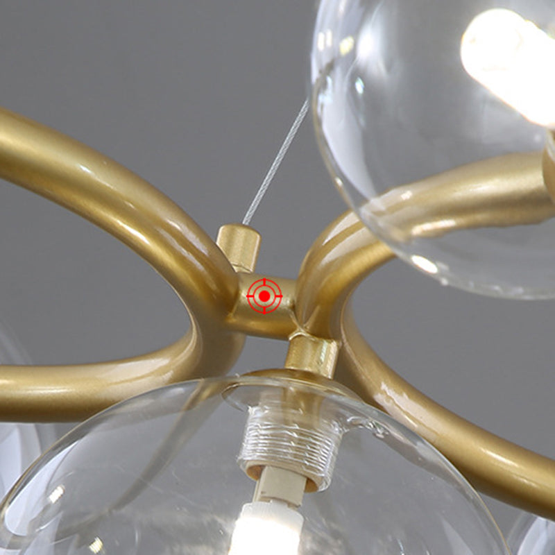 Bubbles Lighting de lámpara de lámpara moderna lámpara de lámpara de lámpara de múltiples luces