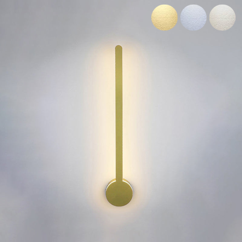 Éclairage d'applications de mur linéaire Lumières murales modernes en métal 1 luminaire d'écran lumineux