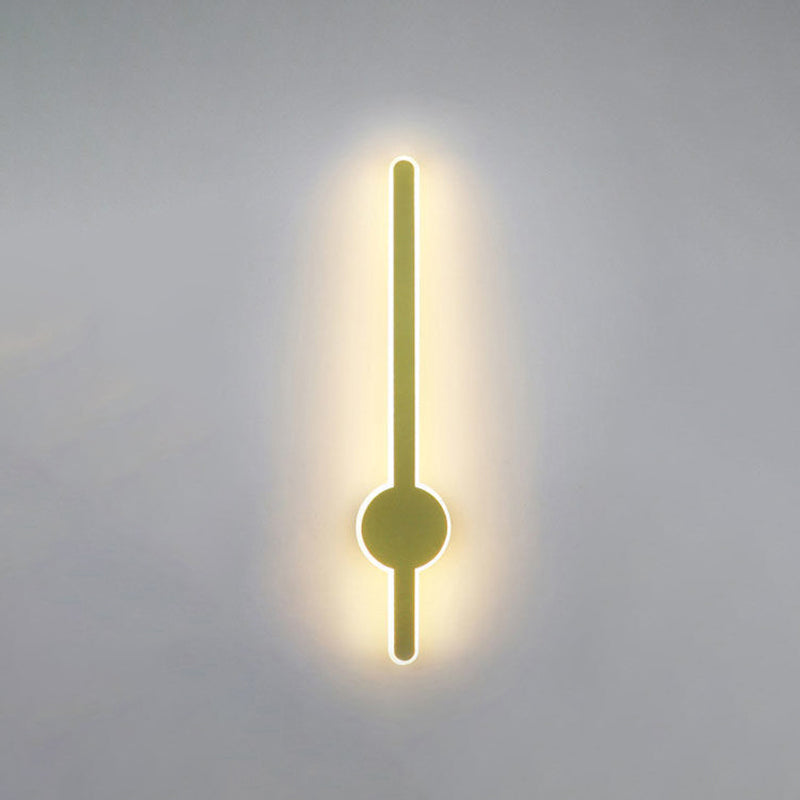 Linear Wall Sconce Lighting Modern Wall Lights Metal 1 Light Sconce Light Fixture
