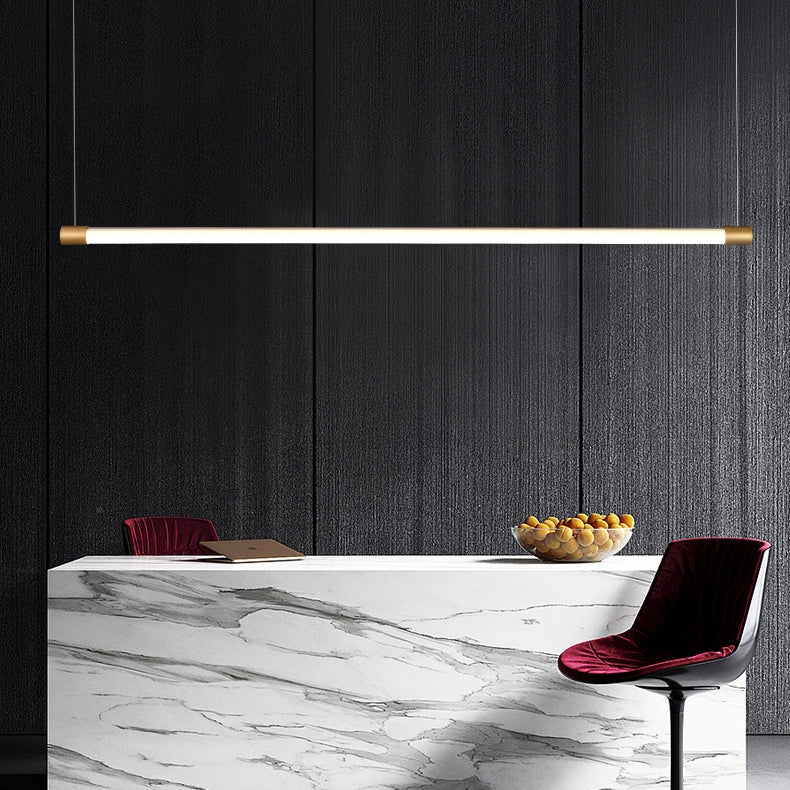 Linear Island Lighting Island Light Fixture Modern Pendant Light Acrylic