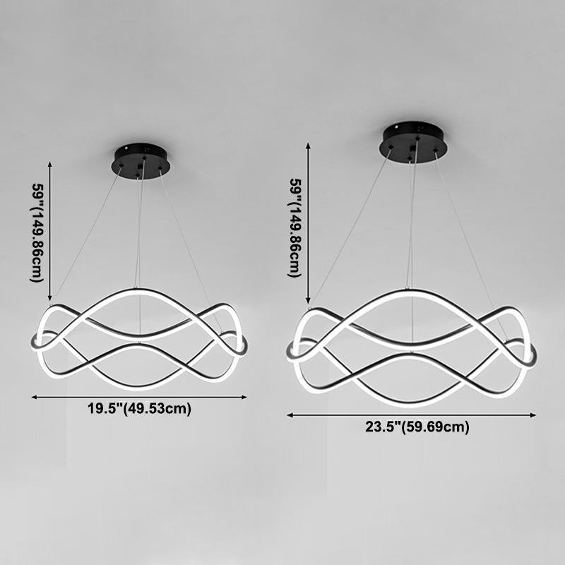 Araña colgante de metal estilo moderno 1 lámpara de lámpara de luz iluminación