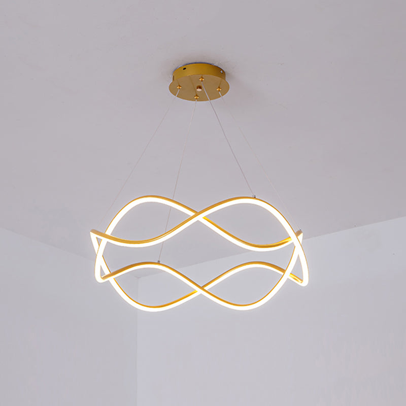 Araña colgante de metal estilo moderno 1 lámpara de lámpara de luz iluminación