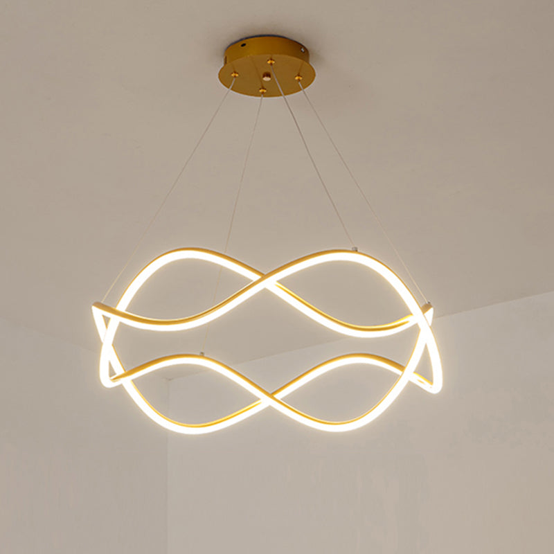 Araña colgante de metal estilo moderno 1 lámpara de lámpara de luz iluminación