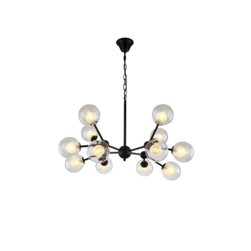 Lámpara de lámparas de múltiples luces de vidrio de estilo Starburst estilo moderno