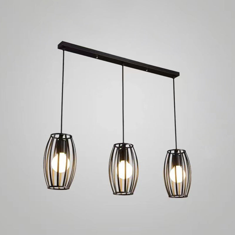 Cube Pendant Light Fixture Industrial Pendant Light Metal 1 Light Hanging Lights