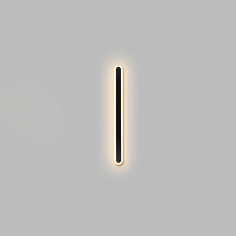 1 Light Linear Wall Mount Light Fixture Modern Wall Lamp Metal Wall Sconces