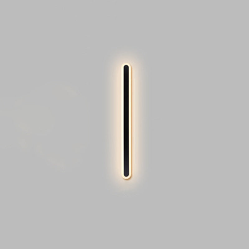 1 Light Linear Wall Mount Light Fixture Modern Wall Lamp Metal Wall Sconces