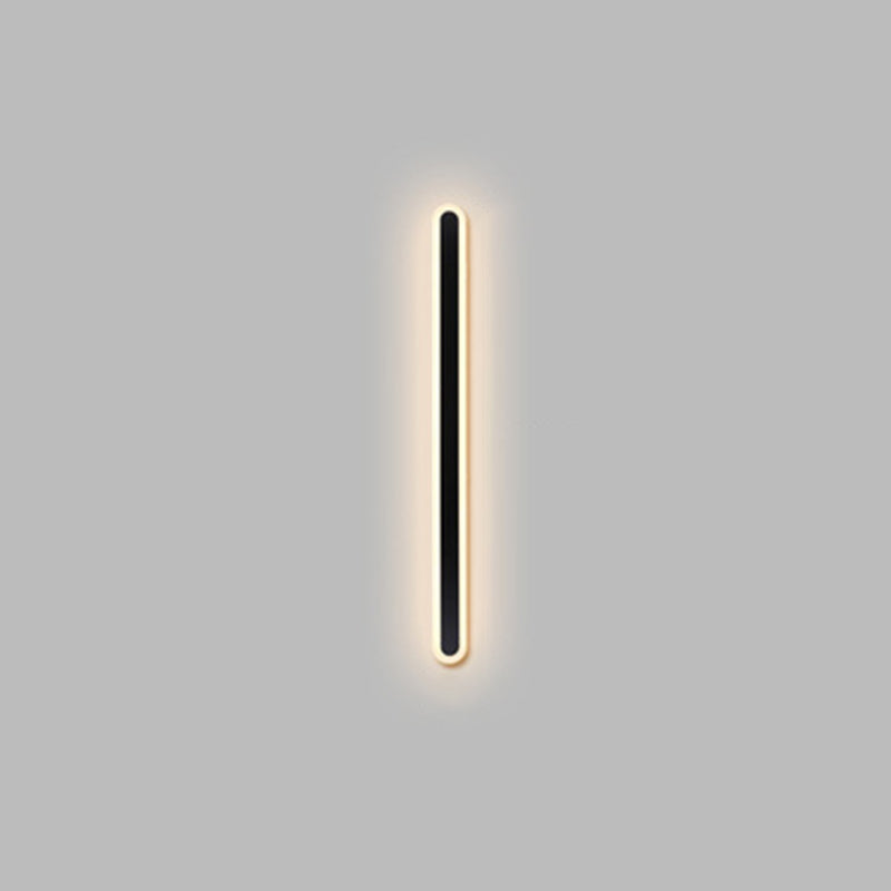 1 Light Linear Wall Mount Light Fixture Modern Wall Lamp Metal Wall Sconces