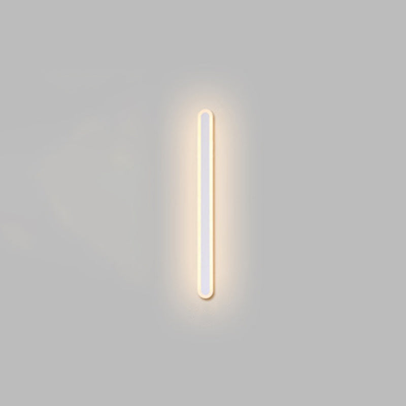 1 Light Linear Wall Mount Light Fixture Modern Wall Lamp Metal Wall Sconces