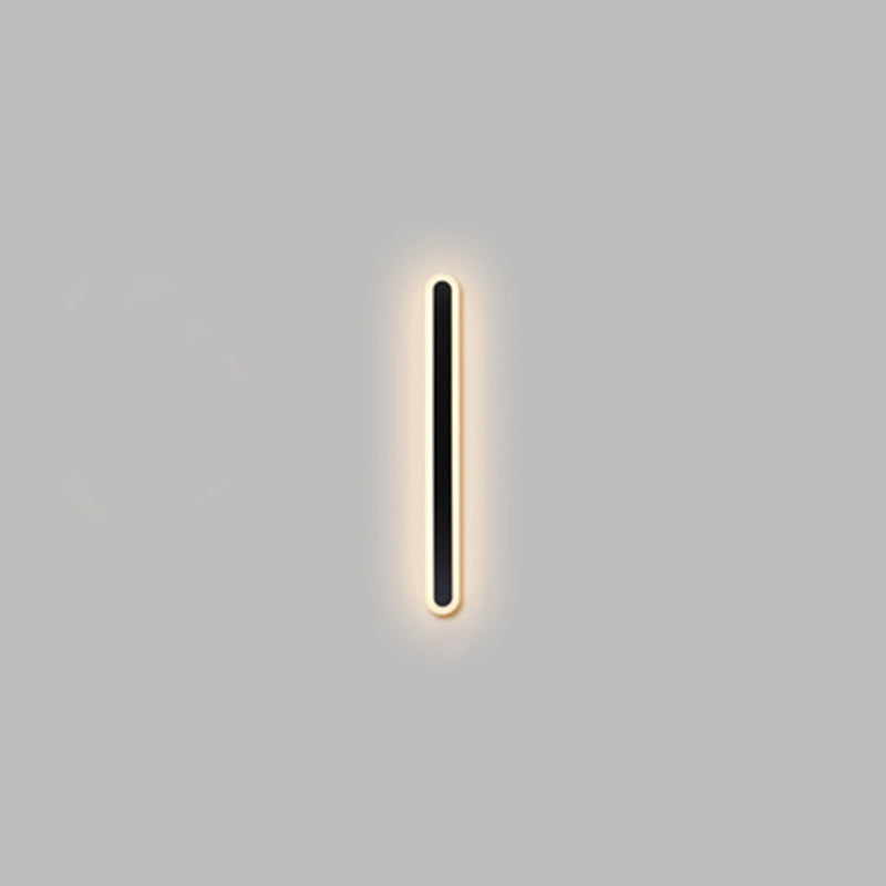 1 Light Linear Wall Mount Light Fixture Modern Wall Lamp Metal Wall Sconces