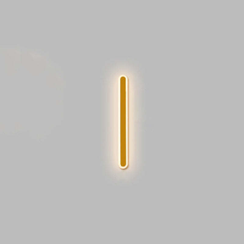 1 Light Linear Wall Mount Light Fixture Modern Wall Lamp Metal Wall Sconces