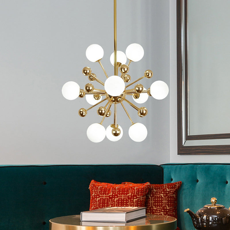 Modern Style Spray Chandelier Lighting Fixtures Glass Multi-heads Chandelier Light