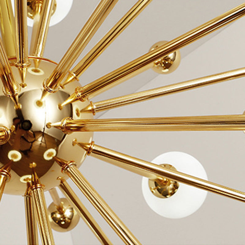 Modern Style Spray Chandelier Lighting Fixtures Glass Multi-heads Chandelier Light