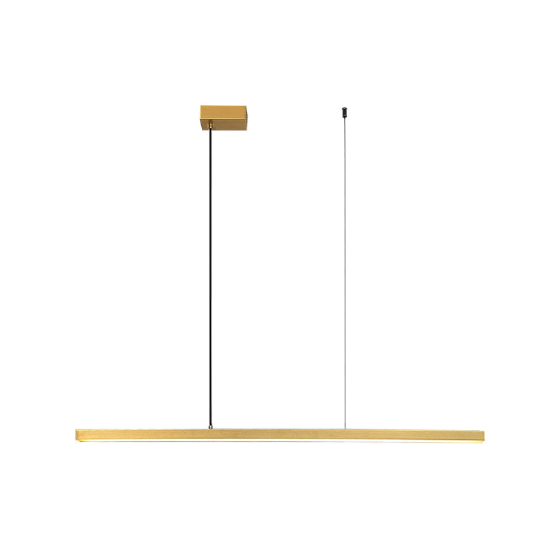 Nordic Simple Modern Style LED Hanging Island Pendant Light for Dining Room Office