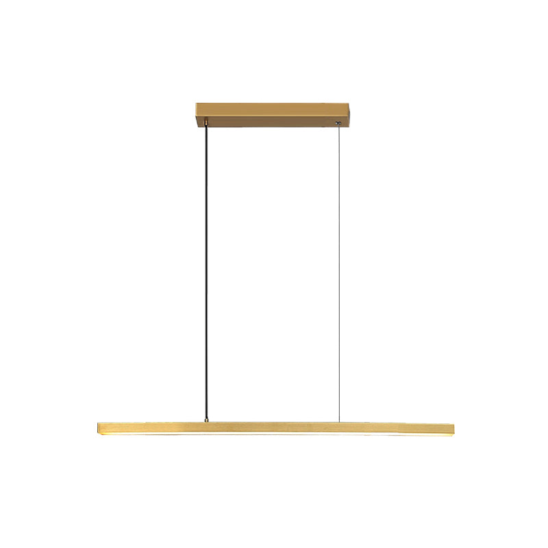 Nordic Simple Modern Style LED Hanging Island Pendant Light for Dining Room Office