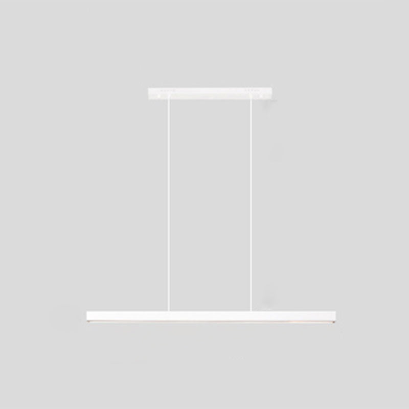 Simple Nordic Modern Style LED Hanging Island Pendant Light for Dining Room Office