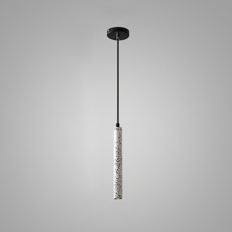 Zementzylinder -Suspension Licht moderner Stil 1 Licht hängende Leuchten