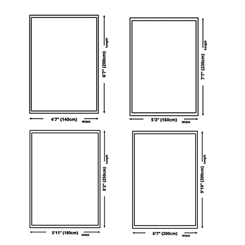 Tapis de tapis audacieux couleur mélange.