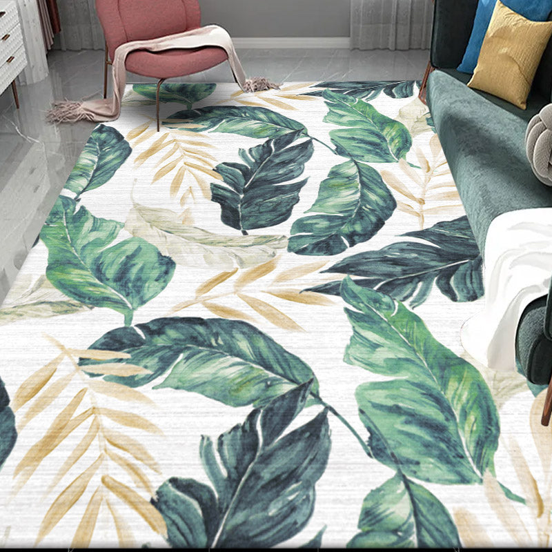 Solid Color Home Decoration Carpet Simplicity Feather Area Rug Polyester with Non-Slip Backing Rug