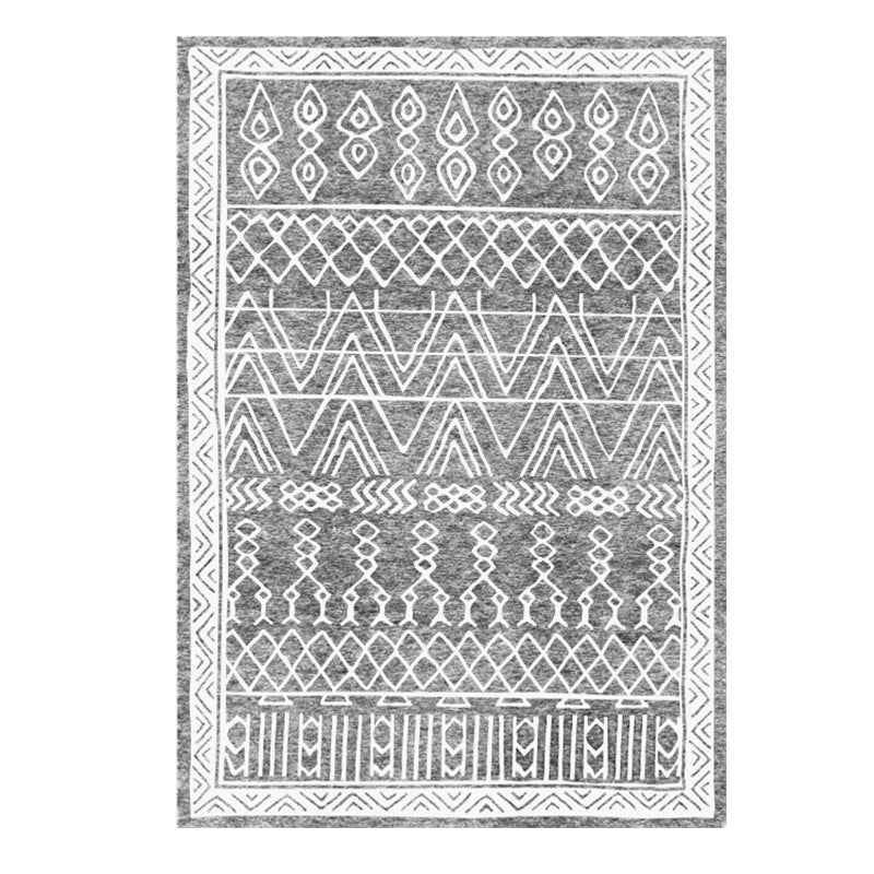 Distressed Indian American Teppich klassischer Stammesdruck Teppich nicht rutscher Backing Teppich für Wohnkultur
