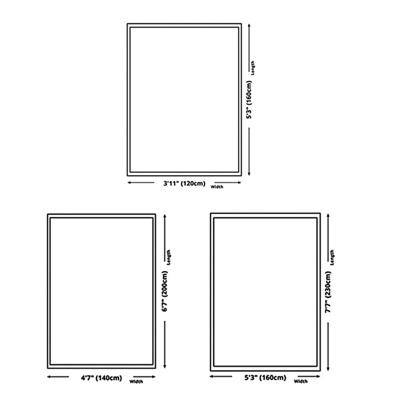 Light Color Nordic Rug Polyester Carpet Color Blooming Indoor Rug Non-Slip Backing for Living Room