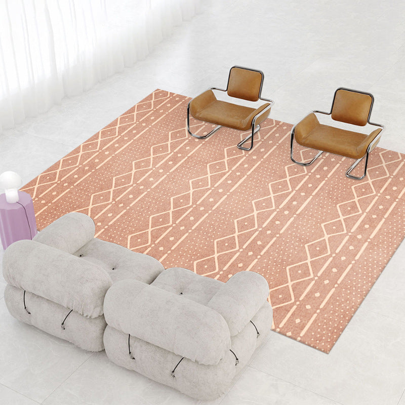 Multi-Color Americana Rug Creative Tribal Pattern Rug Friendly Washable Carpet for Living Room